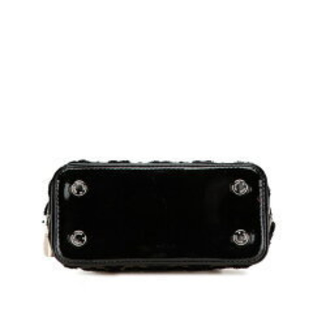 Louis Vuitton Black Lockit Bouclette Vernis